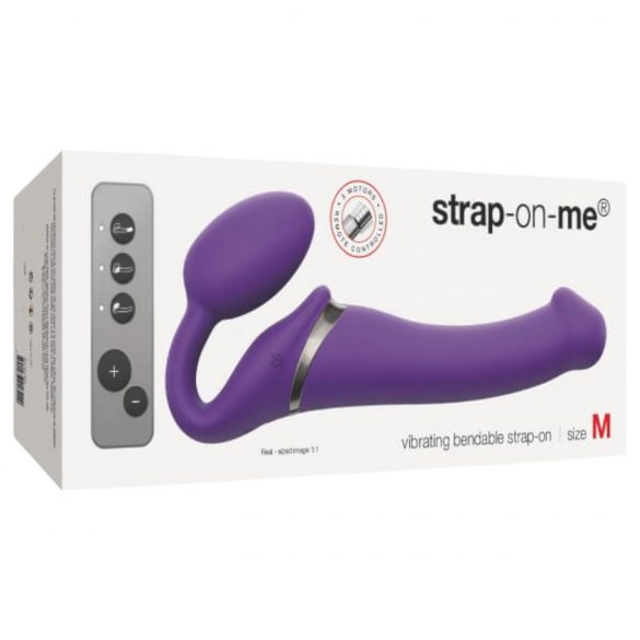 Strap-on-me M - vibrador sem alças (roxo)