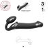 Strap-on-me M - vibrador médio de encaixe (preto)