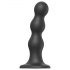 Strap-on com Esferas L - Dildo Base Ventosa (Preto)