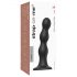 Strap-on com Esferas L - Dildo Base Ventosa (Preto)