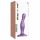 Strap-on-me Curvy S - Dildo ondulado com base (roxo)