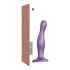 Strap-on Curvo M - Dildo Roxo com Ventosa