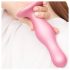 Strap-on-me Curvy M - dildo ondulado e rosa com ventosa