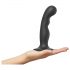 Strap-on-me P&G M - Dildo flexível com base (preto)