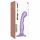 Dildo Strap-on-me P&G S curvado com base (roxo)