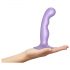 Dildo Strap-on-me P&G S curvado com base (roxo)