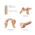 Strap-on-me S - Dildo realista de duas camadas com ventosa (natural)