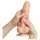 Strap-on-me M - Dildo realista duplo com base (natural)