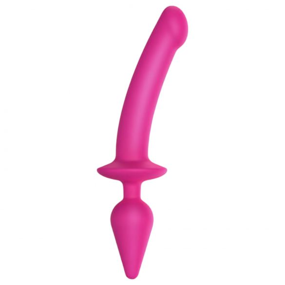 Cinta Strap-on-me com Dildo Semi-Realista XXL 2 em 1 (rosa)