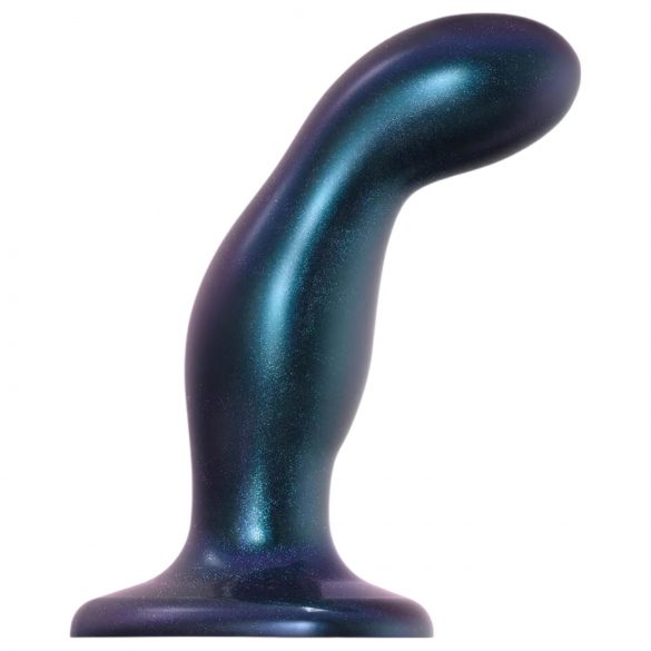 Strap-on-me Snaky M - dildo anal curvado (azul metálico)