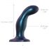 Strap-on-me Snaky M - dildo anal curvado (azul metálico)