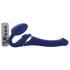 Strap-on-me S - vibrador com ondas e cinto - pequeno (azul)