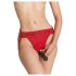 Strap-on-me - Cinta ajustável com dildo - XS-XXL (vermelho)