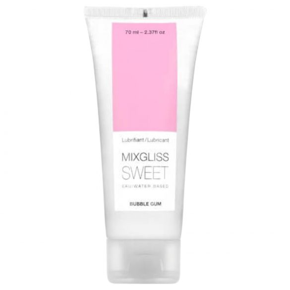 Mixgliss Sweet Bubble Gum - Lubrificante Base Água (70ml)