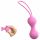 Joia Love to Love - duo de bolas de geisha em silicone (rosa)