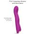 Love to Love Swap - Vibrador recarregável e pulsante para Ponto G (roxo)