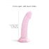 Dildolls Starlight - Dildo Estrelado com Base (rosa)