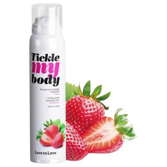 Toque de sedução - espuma massagem morango (150ml)