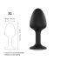 Plug Anal Geisha Dorcel Diamond XL - Preto com Pedra Branca