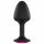 Plug Anal Geisha Ruby XL Dorcel - Elegância com Pedra Rosa (Preto)