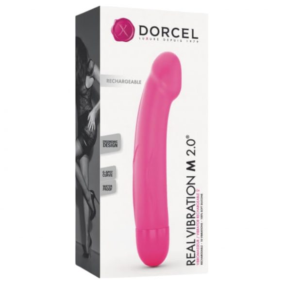 Dorcel Real Vibration M 2.0 - vibrador recarregável (rosa)