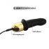 Mini Lover 2.0 - Vibrador recarregável, preto e dourado