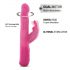 Dorcel Baby Rabbit 2.0 - Vibrador com Estimulador de Clitóris (Rosa)