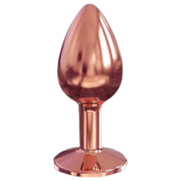 Plug anal pequeno - alumínio rosegold elegante!