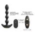 Dorcel Flexi Balls - Vibrador anal recarregável com controle (preto)