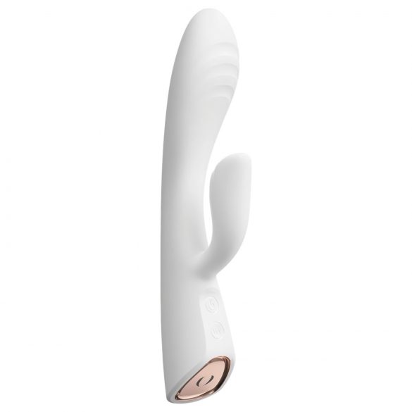 Dorcel Flexi Rabbit - Vibrador c/ aquecimento e estímulo clitoriano (branco)