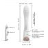 Dorcel Flexi Rabbit - Vibrador c/ aquecimento e estímulo clitoriano (branco)