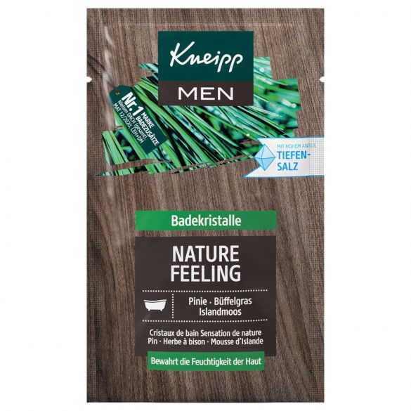 Cristais de Banho Kneipp - Sensação Natural Masculina (60g)