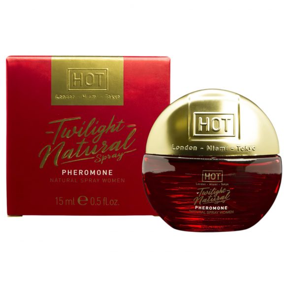 HOT Twilight Natural - Perfume de Feromônio para Mulheres (15ml) - Sem Cheiro