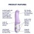 Satisfyer Charming Smile - Vibrador G-spot recarregável e à prova d'água (roxo)