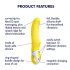 Satisfyer Yummy Sunshine - Vibrador G-spot à prova d'água (Amarelo)