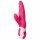 Vibrador à Prova d'Água Mr. Rabbit com Estimulador de Clitóris (rosa)