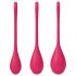 Satisfyer Yoni Power 1 - Conjunto de Ben Wa - vermelho (3 peças)