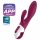 Satisfyer Heated Affair - Vibrador aquecido com braço de clitóris (vermelho)