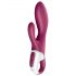 Satisfyer Heated Affair - Vibrador aquecido com braço de clitóris (vermelho)