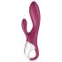 Satisfyer Heated Affair - Vibrador aquecido com braço de clitóris (vermelho)