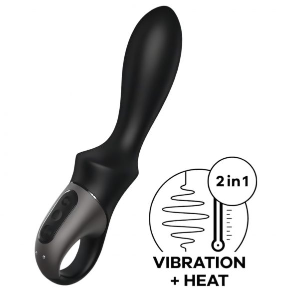 Satisfyer Heat Climax - vibrador anal inteligente e aquecido (preto)