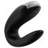 Satisfyer Double Fun - vibrador duplo inteligente, à prova d'água (preto)