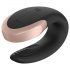 Satisfyer Double Love - Vibrador duplo inteligente com rádio (preto)