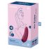 Satisfyer Curvy 1+ - Vibrador de pressão de ar inteligente (vermelho)