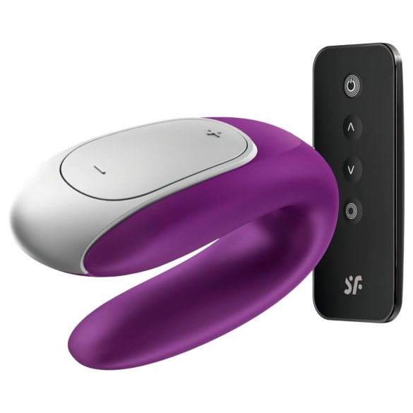 Satisfyer Double Fun - vibrador duplo inteligente (roxo)