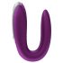 Satisfyer Double Fun - vibrador duplo inteligente (roxo)