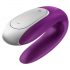 Satisfyer Double Fun - vibrador duplo inteligente (roxo)