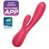 Satisfyer Mono Flex - vibrador inteligente à prova d'água (vermelho)