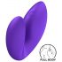 Satisfyer Love Riot - vibrador de dedo à prova d'água (roxo)