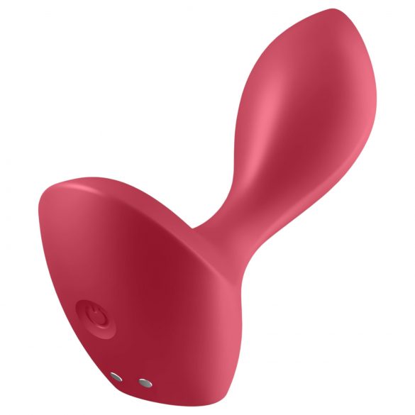 Satisfyer Backdoor Lover - vibrador anal vermelho à prova d'água